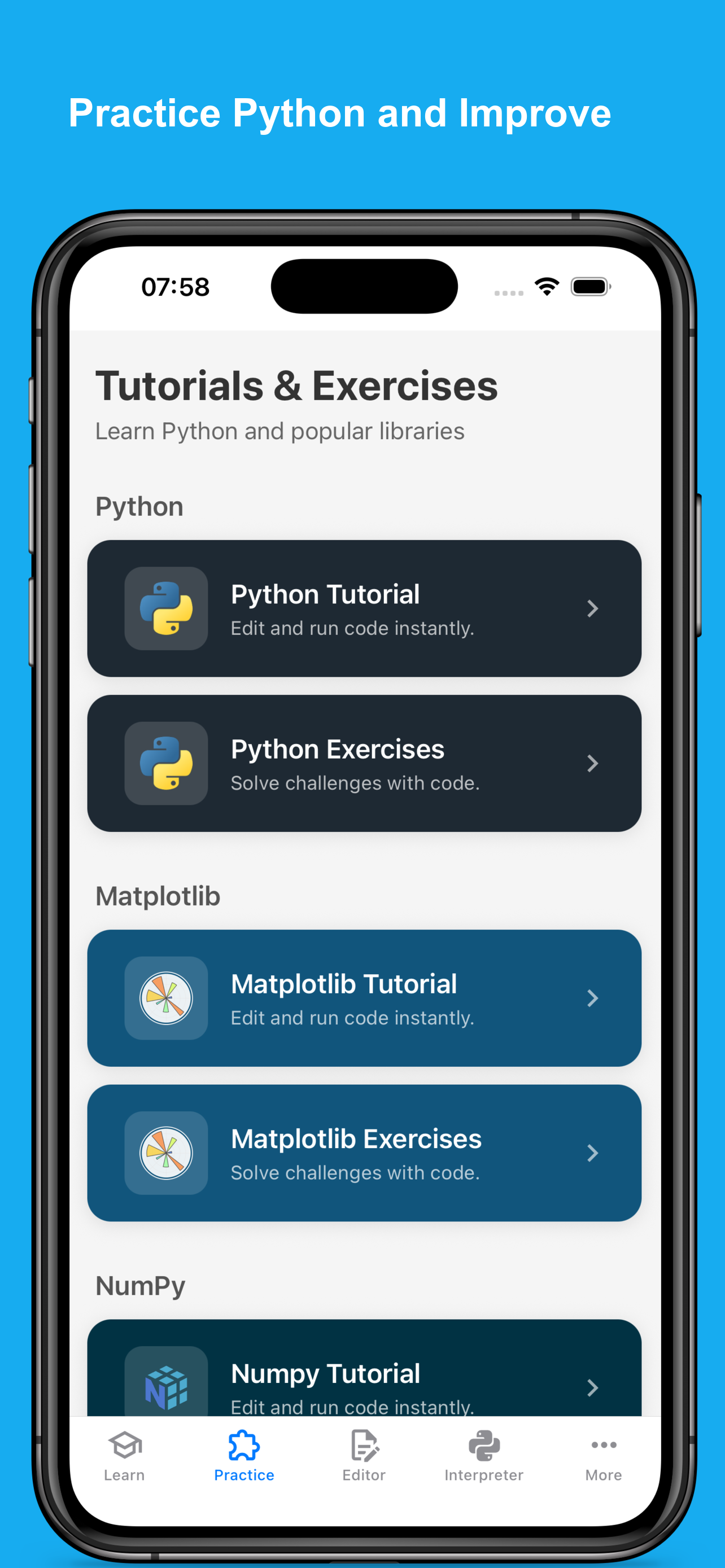 Practice & Challenges